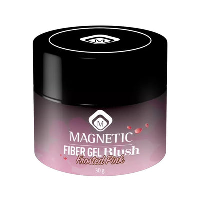 Fiber Gel Blush Frosted Pink - פייבר ג׳ל חלבי ורדרד לבנייה וחיזוק 30 גרם