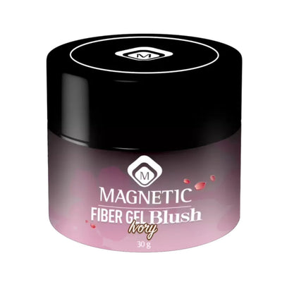 Fiber Gel Blush Ivory  - פייבר ג׳ל לבן חלבי לבנייה וחיזוק 30 גרם