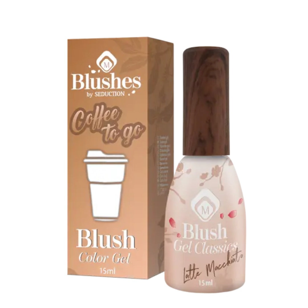 Blush Latte Macchiato - ג׳ל צבעוני בבקבוק 15 מ"ל