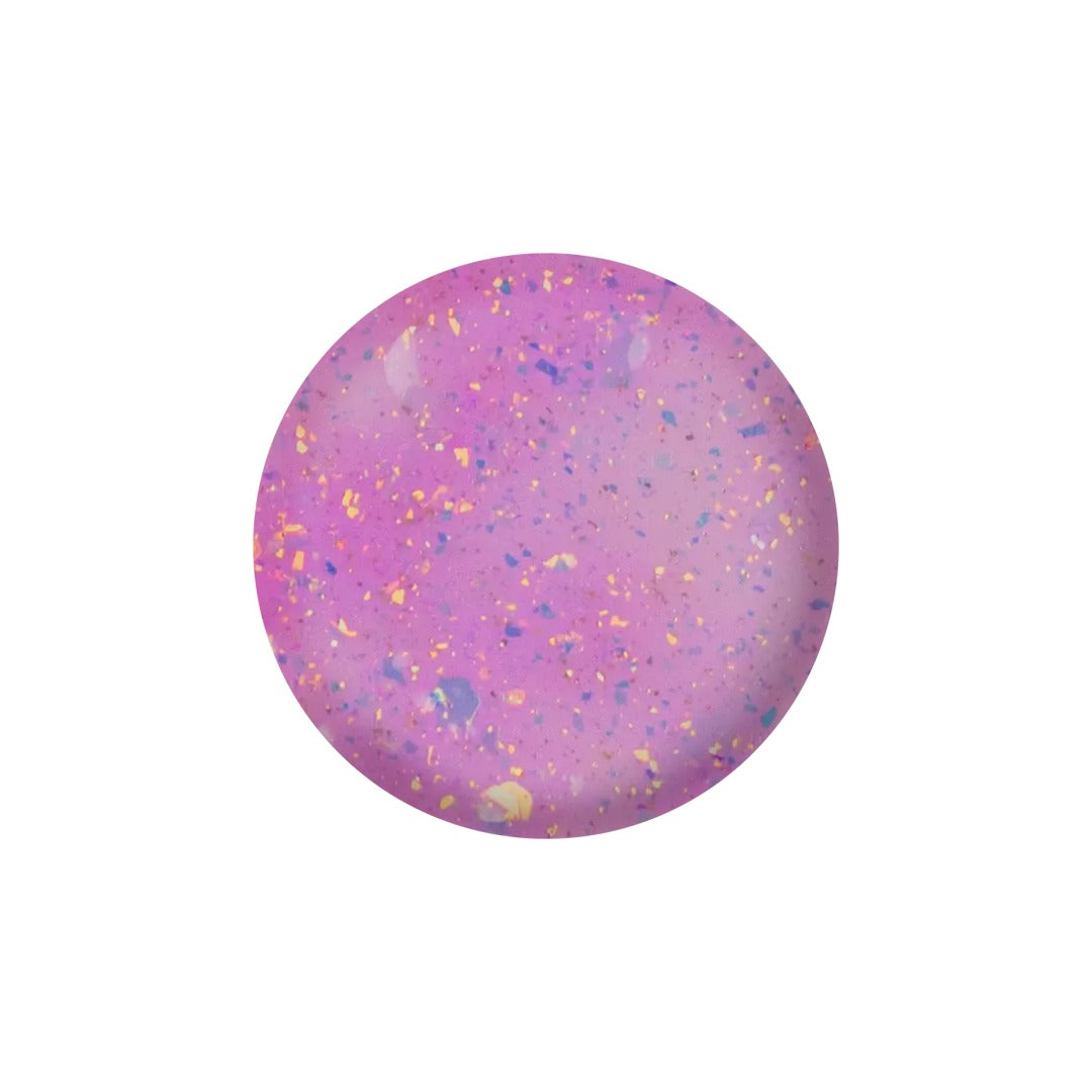 All in One Gel Amethyst Sparkle - ג'ל בנייה צבעוני נוצץ 15 מ״ל