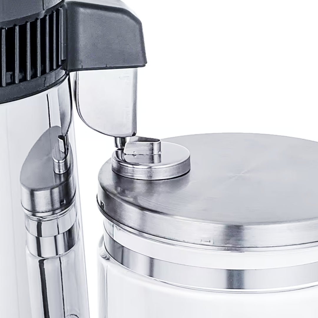 Water distiller - מזקק מים נירוסטה עם מיכל זכוכית 4 ליטר