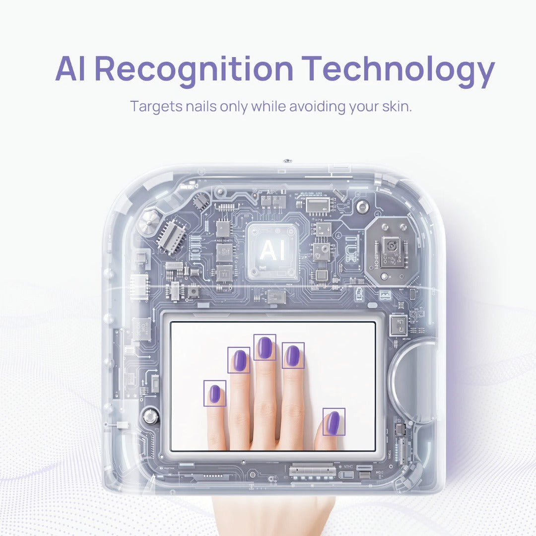 O NAIL AI Smart Lamp - מנורת UV/LED  חכמה עם בינה מלאכותית
