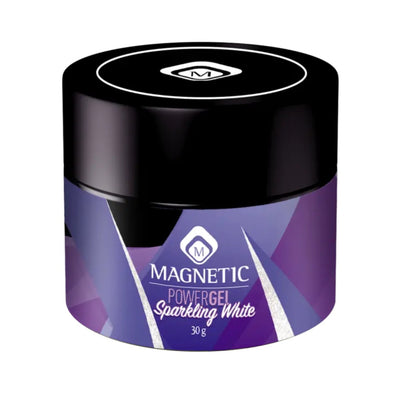 Power Gel Sparkling White - פוליג'ל בנייה וחיזוק צנצנת 30 גרם