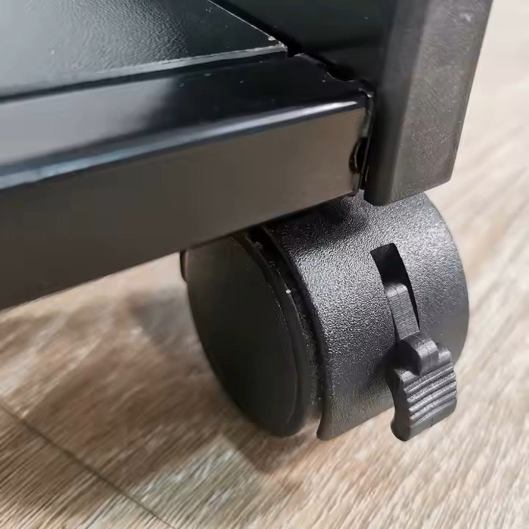 Cosmetics cart - עגלת קוסמטיקה 3 מדפי עץ ושתי מגירות אחסון