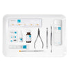 GOLDSTADT Professional Classic Kit - ערכה מקצועית עם חצי-פסי פלדה ופסים מלאים לתיקון ציפורן חודרנית