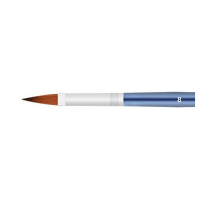Kolinsky Brush #8 - מכחול לבנייה משיער טבעי