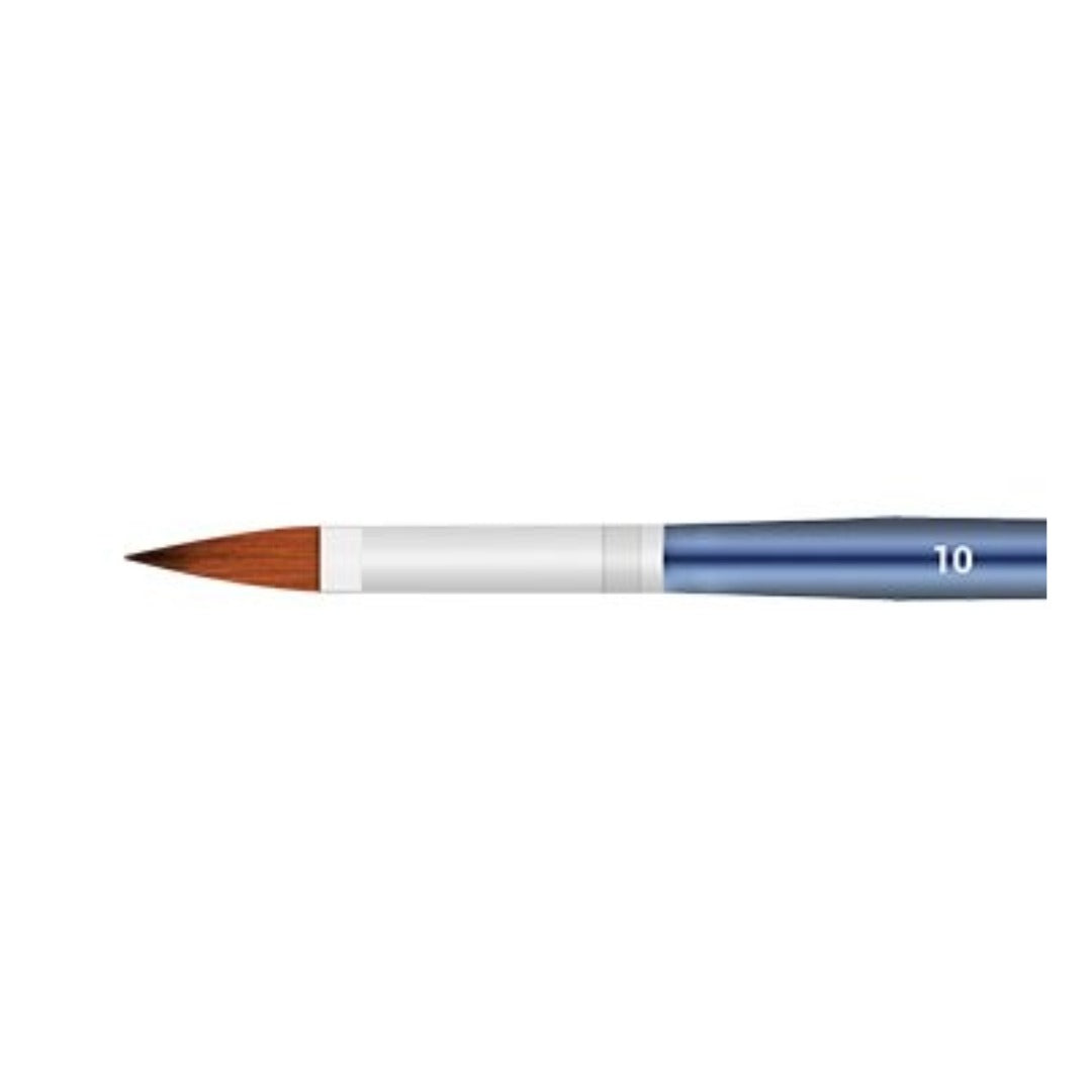Kolinsky Brush #10 - מכחול לבנייה משיער טבעי