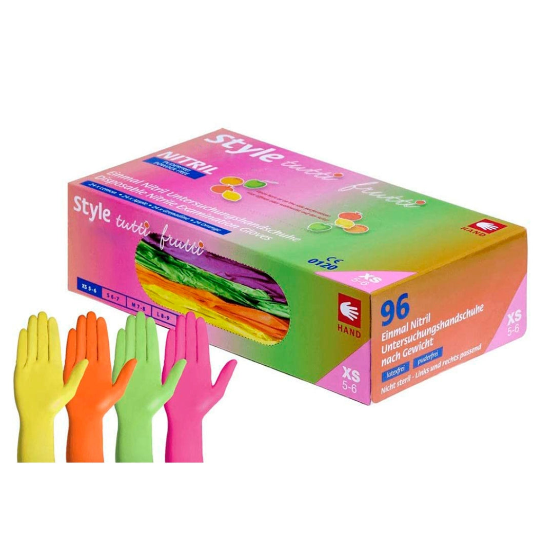 Tutti-Frutty Nitrile Gloves - כפפות ניטריל מיקס 4 צבעים