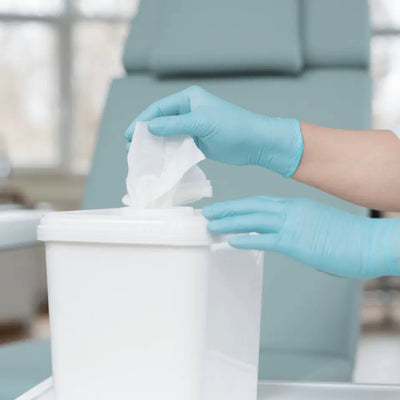 Disinfectant wipe dispenser - דלי מתקן למגבוני חיטוי
