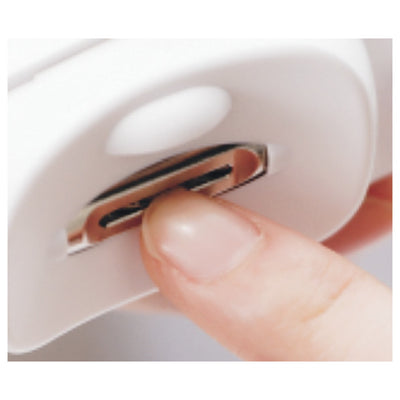 קוצץ ומשייף ציפורניים חשמלי נטען 2 ב־1 Electric Nail Clipper and Polisher