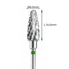 Carbide Cutter Barracudas - מקדח ראש שיוף קרביד "תירס" עם חריצה צולבת גסה ירוק 060