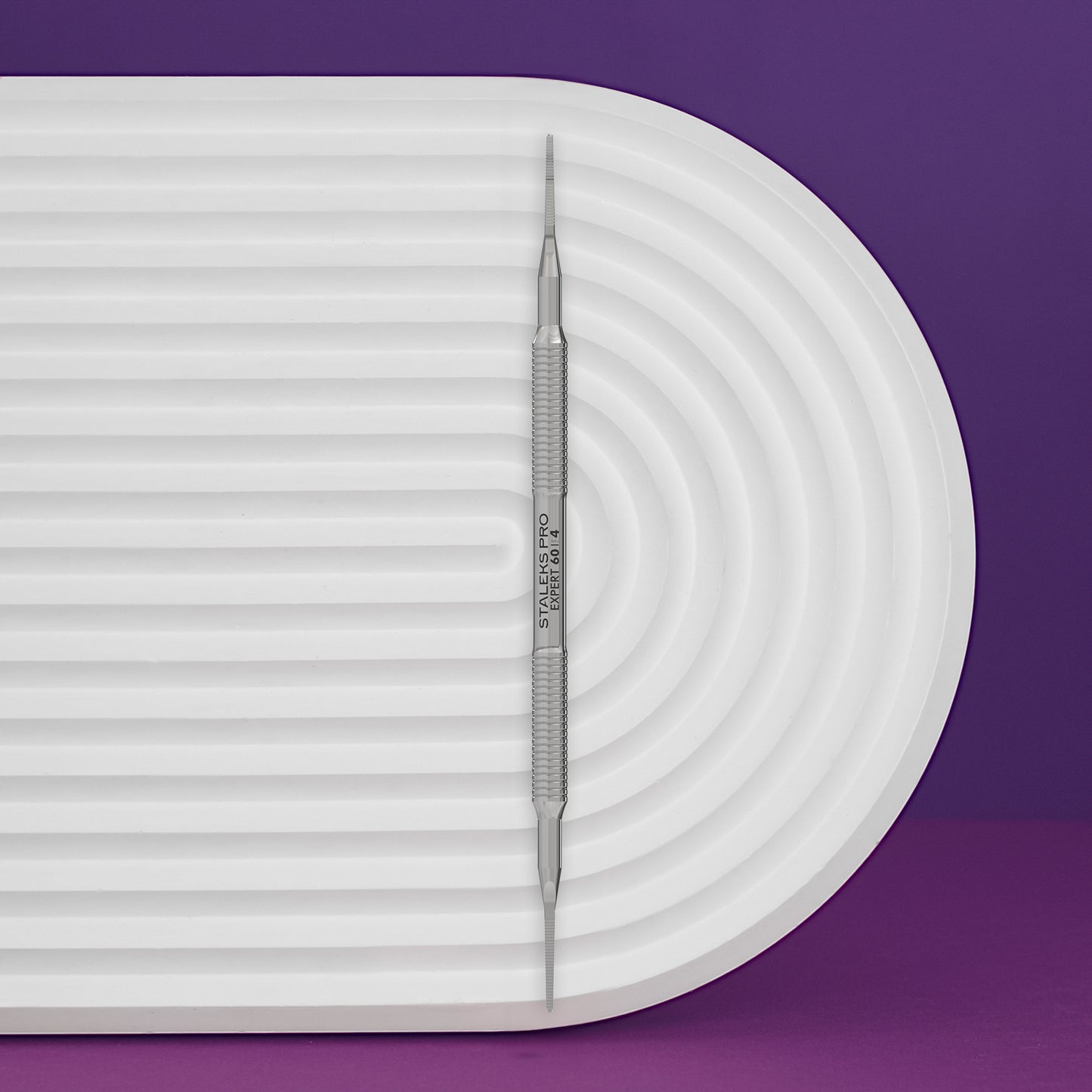 Double-ended Pedicure Pusher 60/4 פצירה דקה דו צדדית סטאלקס