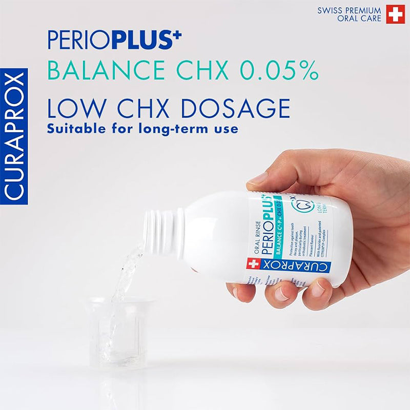 קורפרוקס שטיפת פה לשימוש יומיומי 200 מ״ל Perio Plus Balance CHX 0.05%