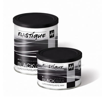 Elastique Wax - שעווה אלסטית חמה שחורה פחית עם אלוורה 800|400 מ״ל