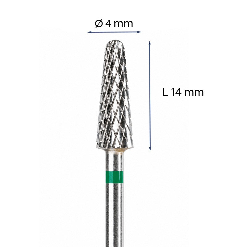 Carbide Bur Cross-Cut -  ראש שיוף קרביד קונוס צולב מעוגל גס