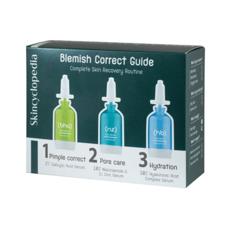 סט סרומים לשגרת טיפוח לעור שומני Blemish Correct Guide