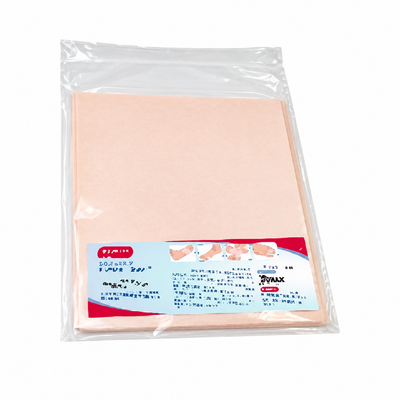 Sport Moleskin - פד כותנה דביק לספורט נגד חיכוך ושפשוף עובי 1.5 מ"מ 22.5x40 ס"מ שקית 4 יח'