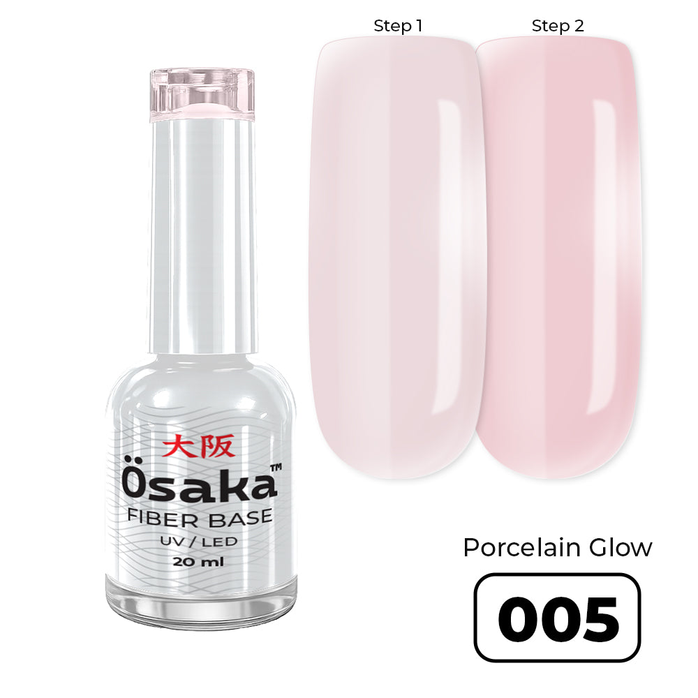 Fiber Base Porcelain Glow 005 - בייס פייבר ג׳ל בצבע 20 מ״ל