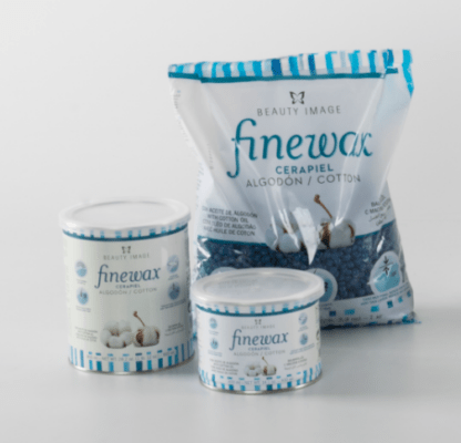 Blue Fine Wax - שעווה כחולה מתקלפת עם שמן כותנה פחית 800|400 מ״ל