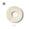 Felt Pads - מדבקות לבד עגולות צמר/ויסקוזה מפני עומסים ולהגנה מפני שפשוף 36 יח' עובי 2 מ״מ שני גדלים