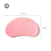 Fleecy Web Pads - מדבקות קטיפה בצורת כליה להגנה מפני לחץ ושפשוף עובי 2 מ"מ גודל M אריזת 120 יח'