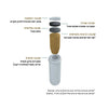 Filter for JDEM 100 water system - מסנן חלופי למזקק מים ומערכת טיהור