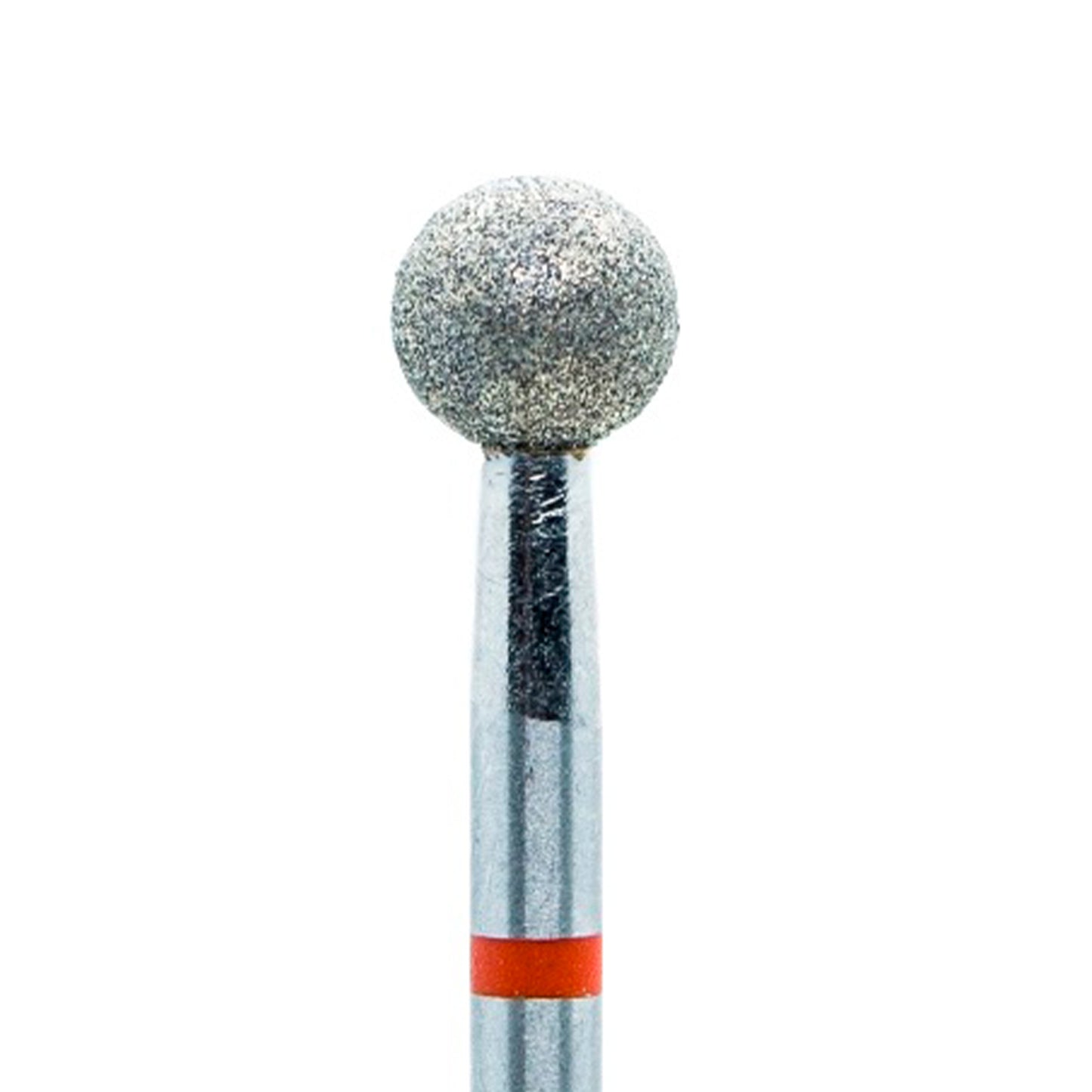 מקדח ראש שיוף יהלום לסלון יופי "כדור" אדום עדין 050