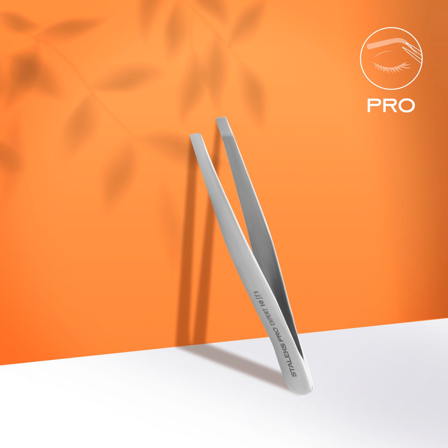 Eyebrow Tweezers Wide Straight Edge 10/1 פינצטה לעיצוב גבות סטאלקס