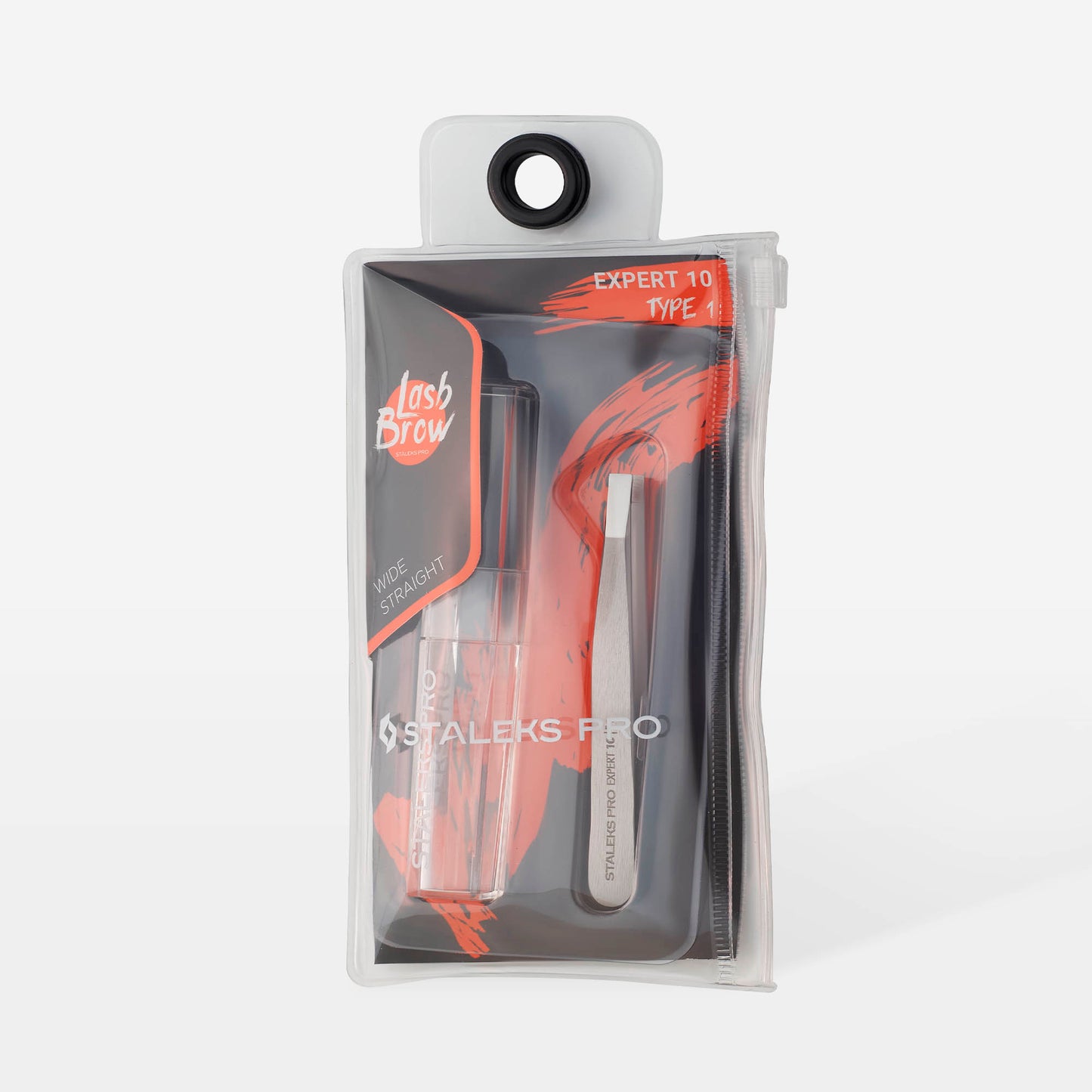 Eyebrow Tweezers Wide Straight Edge 10/1 פינצטה לעיצוב גבות סטאלקס