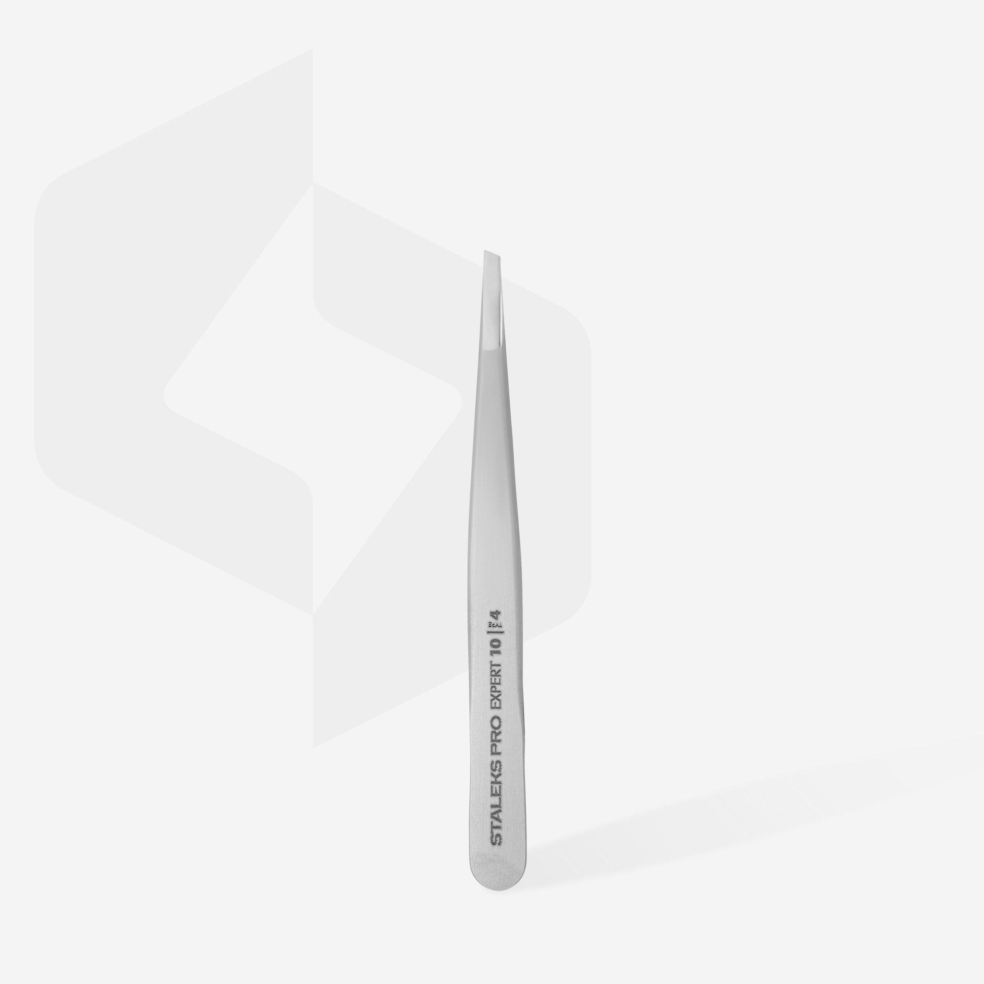 Eyebrow Tweezers Slant 10/4 פינצטה לעיצוב גבות סטאלקס