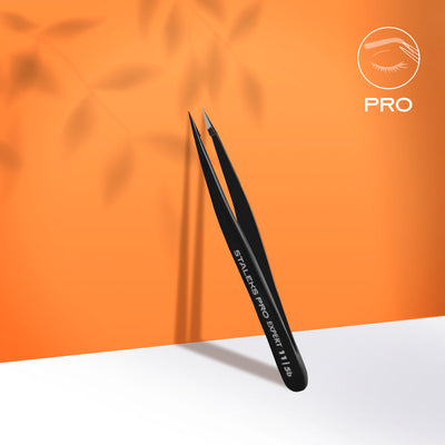 Eyebrow Tweezers Point Black 11/5B פינצטה שחורה לעיצוב גבות סטאלקס