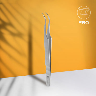 Professional Eyelash Tweezers Curved 41/1 פינצטה מקצועית מעוקלת לריסים סטאלקס