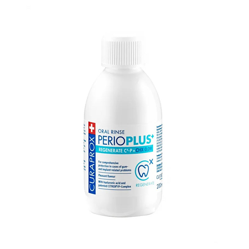 קורפרוקס שטיפת פה לשיקום אחרי ניתוח 200 מ״ל Perio Plus Regenerate CHX 0.09%