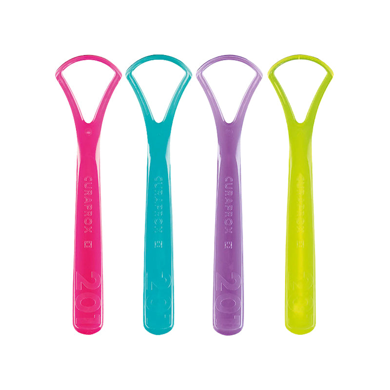 קורפרוקס מנקה לשון להסרה יסודית של חיידקים Tongue Cleaner, Single Blade
