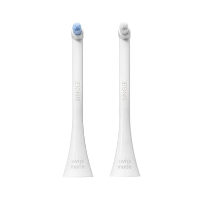 קורפרוקס זוג ראשי מברשת סינגל לניקוי קו החניכיים 2 יח Brush Head Single for Hydrosonic