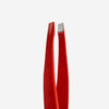 Eyebrow Tweezers Slant Red 11/4R פינצטה אדומה לעיצוב גבות סטאלקס