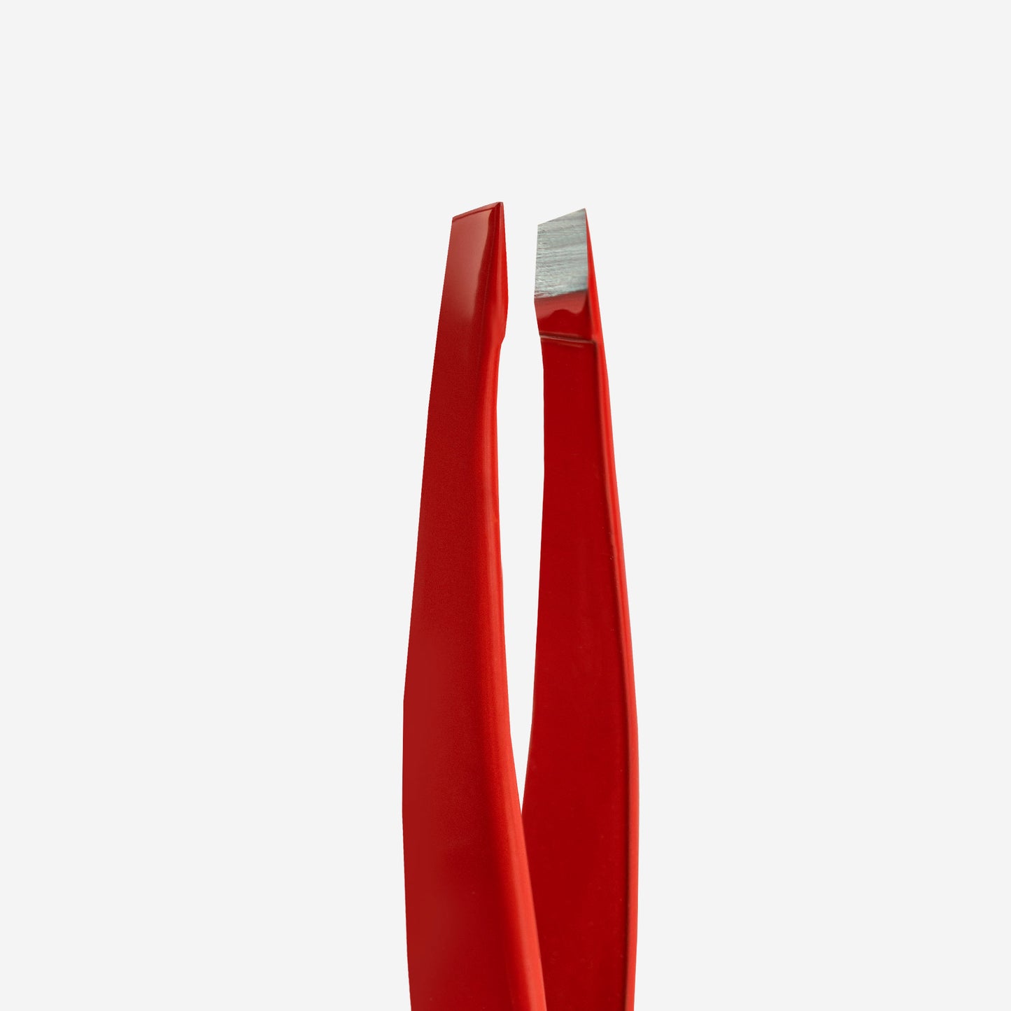Eyebrow Tweezers Slant Red 11/4R פינצטה אדומה לעיצוב גבות סטאלקס