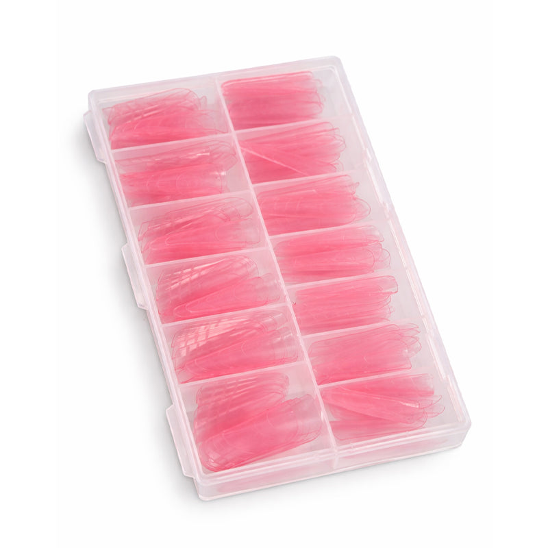 Tips Pink Dual Forms - טיפסים הפוכים מעוגלים 150 יח