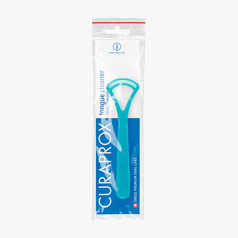 קורפרוקס מנקה לשון להסרה יסודית של חיידקים Tongue Cleaner, Double Blade