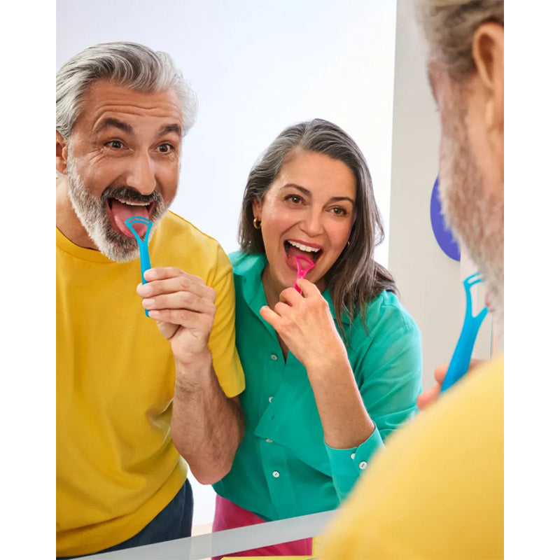 קורפרוקס מנקה לשון להסרה יסודית של חיידקים Tongue Cleaner, Single Blade