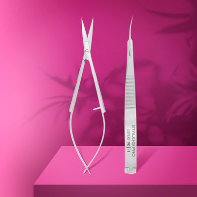 מספריים מיקרו לקוטיקולה סטאלקס 90/1 Professional cuticle micro scissors