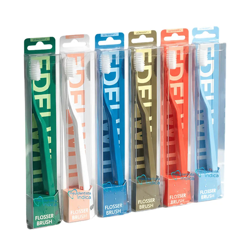 מברשת שיניים ידנית רכה במיוחד EW-VSD Flosserbrush Ultrasoft